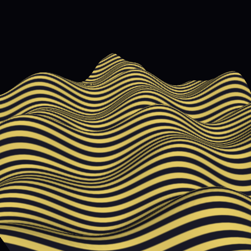 The fingerprinting canvas that resembles the album art for Tame Impala's Currents.